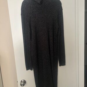 Express Black Midi Dress